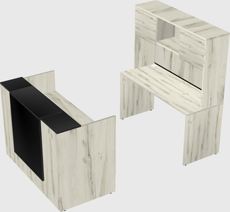 Modular reception desk