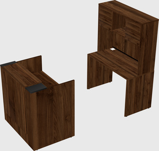 Modular reception desk