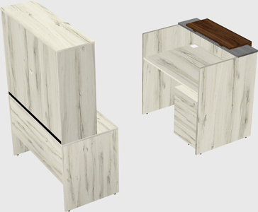 Modular reception desk