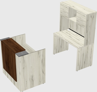 Modular reception desk