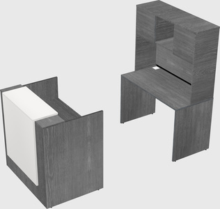 Modular reception desk