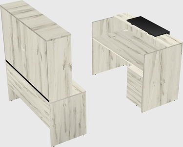 Modular reception desk