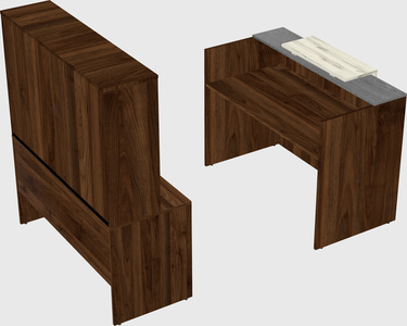 Modular reception desk