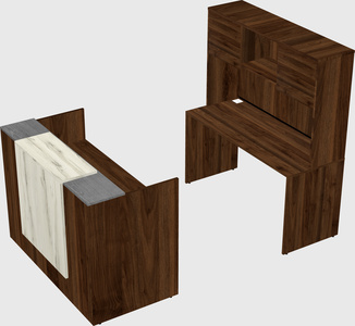 Modular reception desk