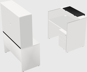 Modular reception desk