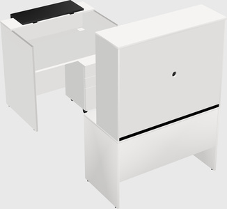 Modular reception desk