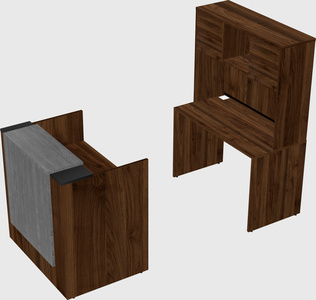 Modular reception desk