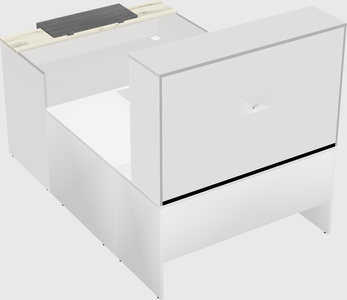 Modular reception desk