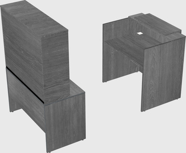 Modular reception desk