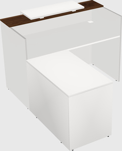 L-shaped modular reception