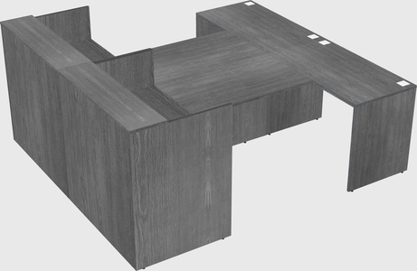 Shared u-shaped reception desks