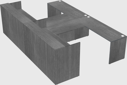 Shared u-shaped reception desks