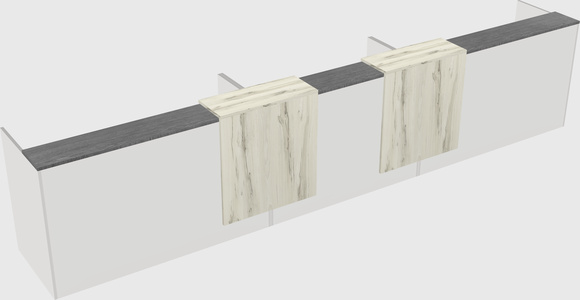 Executive reception desk