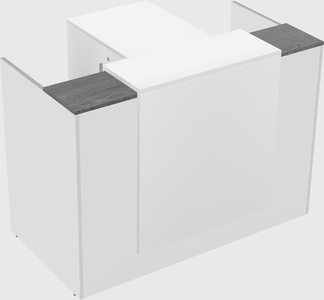 L-shaped modular reception