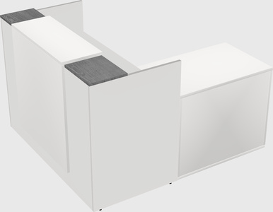 L-shaped modular reception