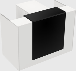 L-shaped modular reception
