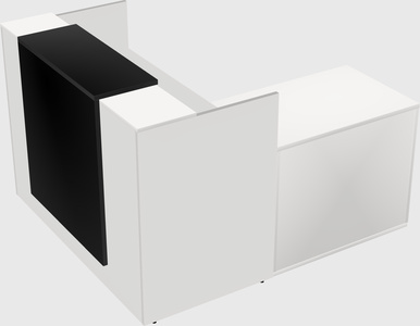 L-shaped modular reception