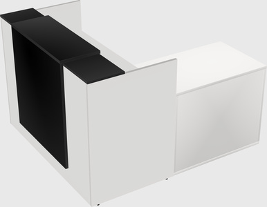 L-shaped modular reception