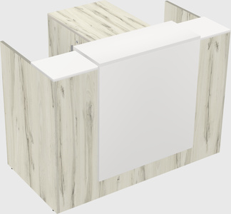 L-shaped modular reception