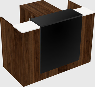 L-shaped modular reception