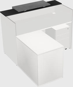 L-shaped modular reception