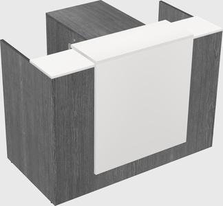 L-shaped modular reception
