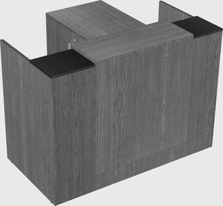L-shaped modular reception