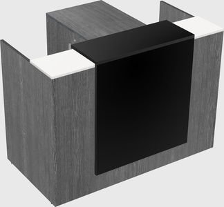 L-shaped modular reception