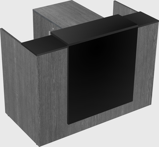 L-shaped modular reception