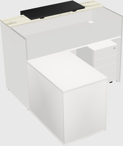 L-shaped modular reception