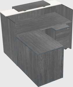 L-shaped modular reception
