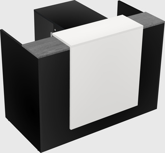 L-shaped modular reception