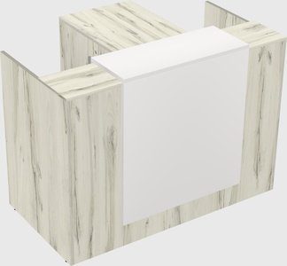 L-shaped modular reception