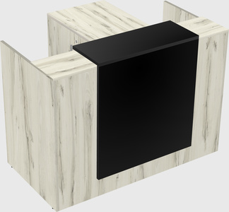 L-shaped modular reception