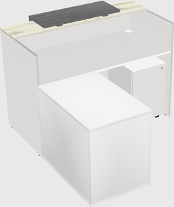 L-shaped modular reception