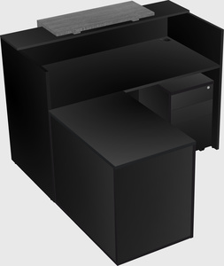 L-shaped modular reception