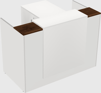 L-shaped modular reception