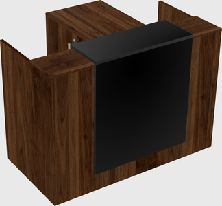 L-shaped modular reception