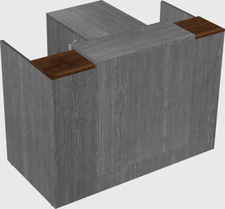 L-shaped modular reception