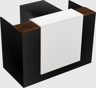 L-shaped modular reception