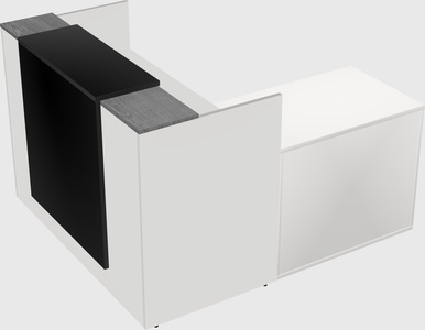 L-shaped modular reception