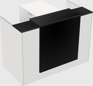 L-shaped modular reception