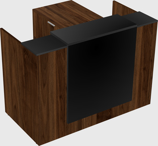 L-shaped modular reception