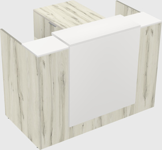L-shaped modular reception