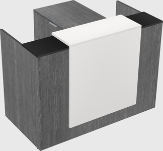 L-shaped modular reception