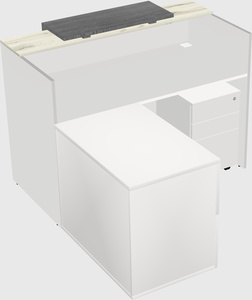 L-shaped modular reception