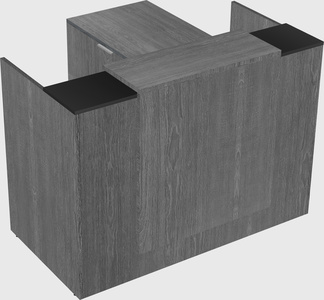 L-shaped modular reception