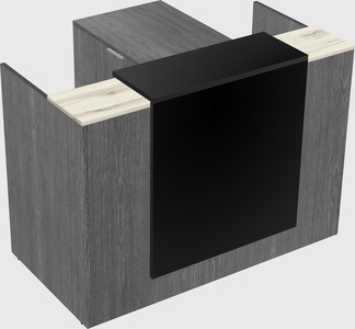 L-shaped modular reception