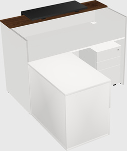 L-shaped modular reception