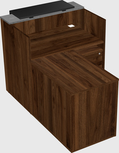 L-shaped modular reception